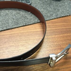 Salvatore Ferragamo Black/Brown Reversible Belt